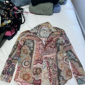 Zara Multicolor Floral Blouse